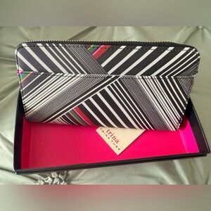 Trina Turk Multi Colored Zip Around Wallet